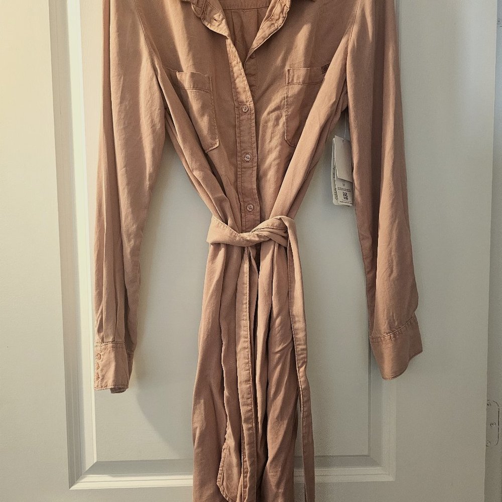 GUESS LIGHT RED FABRIC DRESS